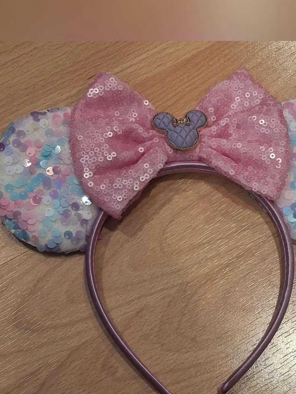 Disney Pink Purple Minnie Mouse Ears